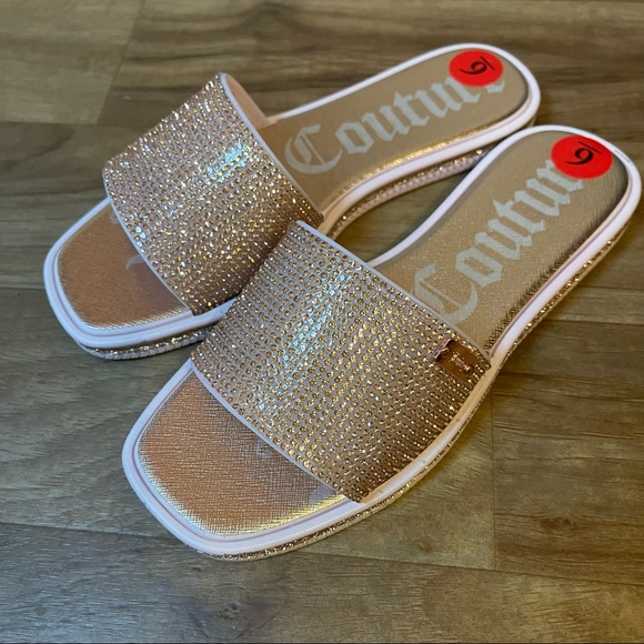 Juicy Couture Shoes - Rose Gold Juicy Couture Sandals